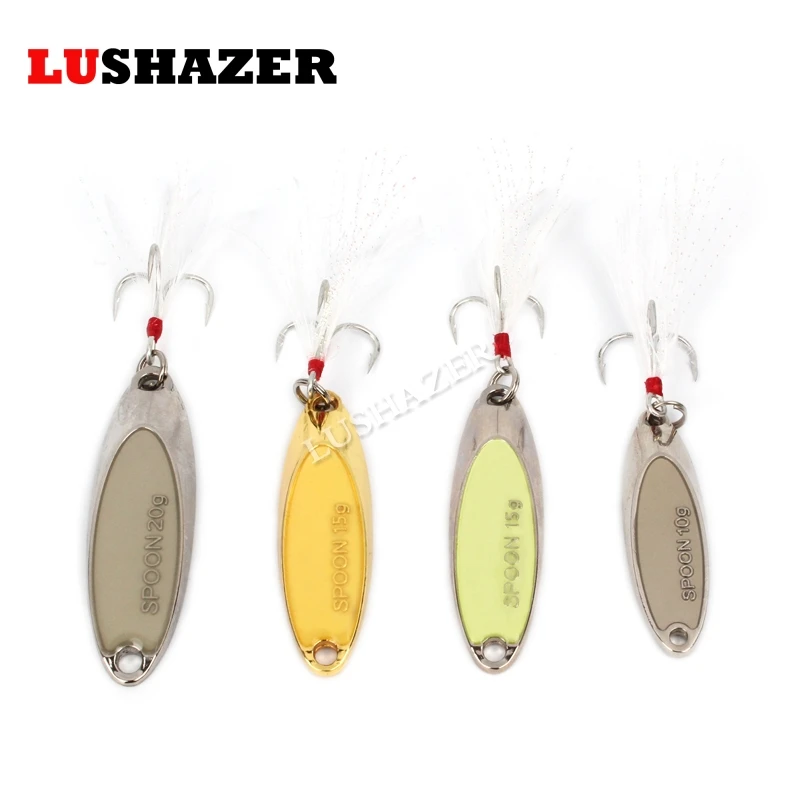 LUSHAZER искусственная приманка для рыбной ловли в виде ложки 10 г 15