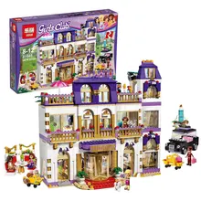 Lepin 01045 Meninas Amigos Heartlake Grand Hotel Building Block Bricks DIY Compatível Com Legoing 41101 Modelo para o Presente Meninas