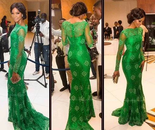 Boat Neck Mermaid Evening Dresses Red Carpet Dress Emerald Green Boat Neck Mermaid Evening Dresses Red Carpet Dress Emerald Green Long Sleeve Women Formal