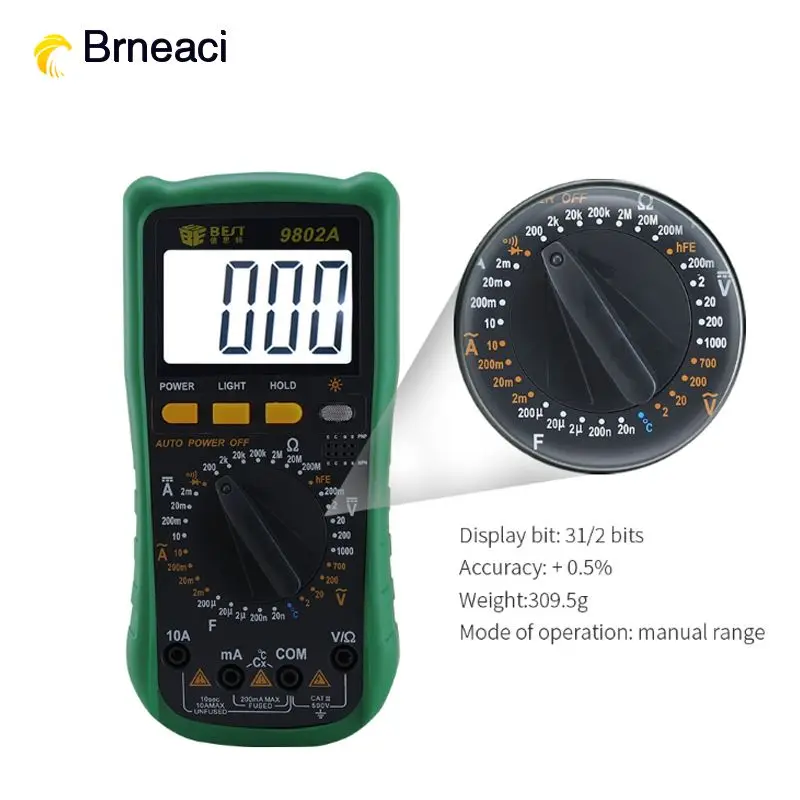 

Brneaci Precision Multimeter Repair Tools Multi-meter Digital Multimeter Multimetro For Mobile Phone Repair Test