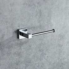 Smile Monkey Stainless steel toilet paper holder bathroom WC square seat paper towel holder bathroom hardware accessories