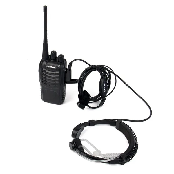 Retevis Выдвижная Горло Микрофон Гарнитуры PTT Walkie Talkie Наушник Для Kenwood Для H777 TYT Baofeng УФ-5R RT5R RT7 RT22