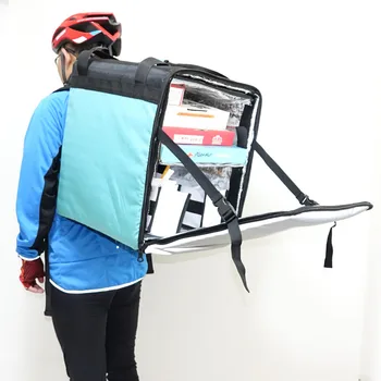 

PK-76BG: Food Delivery Bag, Thermal Takeaway Box, Stain Resistant Pizza Delivery Bags, Keep Hot, 16" L x 15" W x 18" H