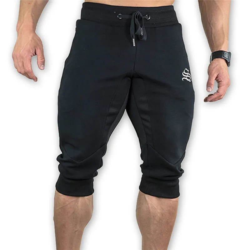 الأزياء تقسم sweatpants الرجال الهيب هوب مضحك العجل طول المسار حريم عرق السراويل اقتصاص السراويل عداء ببطء السراويل الذكور 2018 جديد