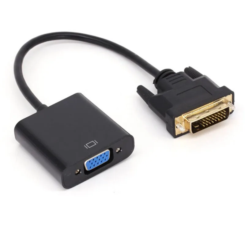 Оптовая продажа DVITo VGA 24 + 1 линии передачи DVI в HDMI адаптер Video Splitter для ноутбука 1080 P дропшиппинг