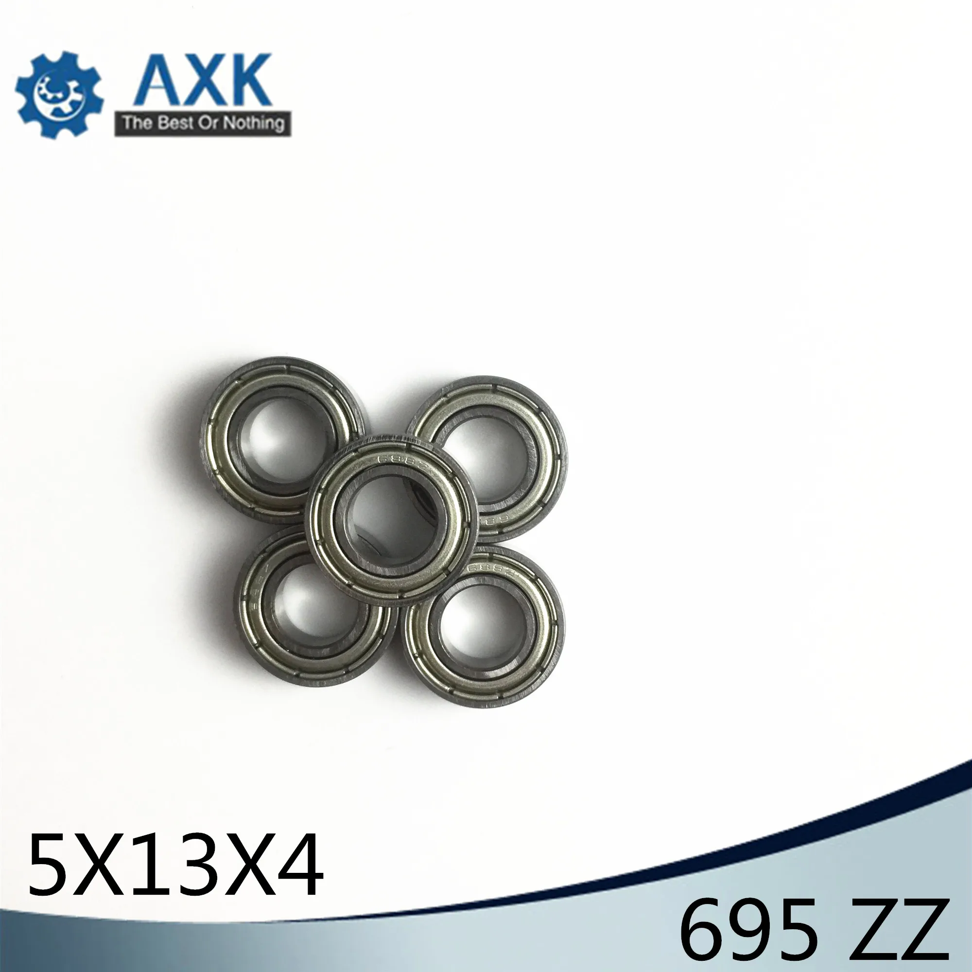 695ZZ ABEC 5 (100 шт.) 5x13x4 мм Миниатюрные шарикоподшипники 619/5ZZ EMQ Z3V3|Валы| |