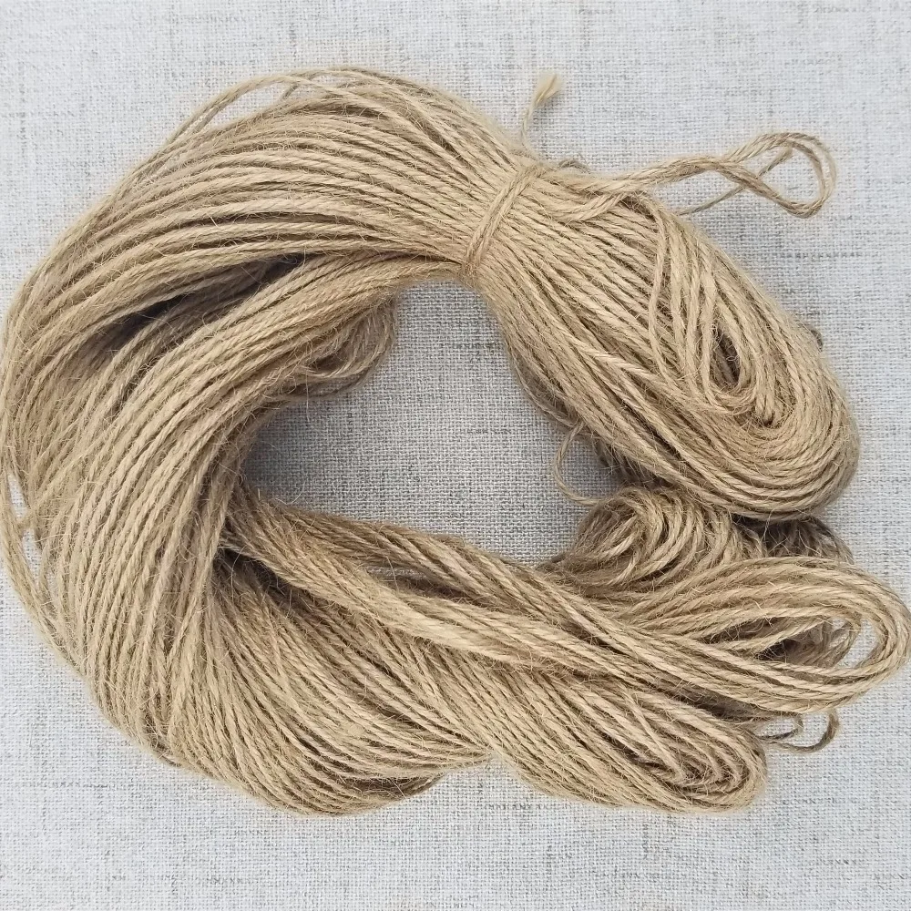 Buy 200 Yards/lot Natural Burlap Hessian Jute Twine