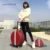 Chupermore Korean Retro Women Rolling Luggage Sets Spinner cute light Дорожные Сумки 18 дюймов Кабина пароль Чемодан Колеса