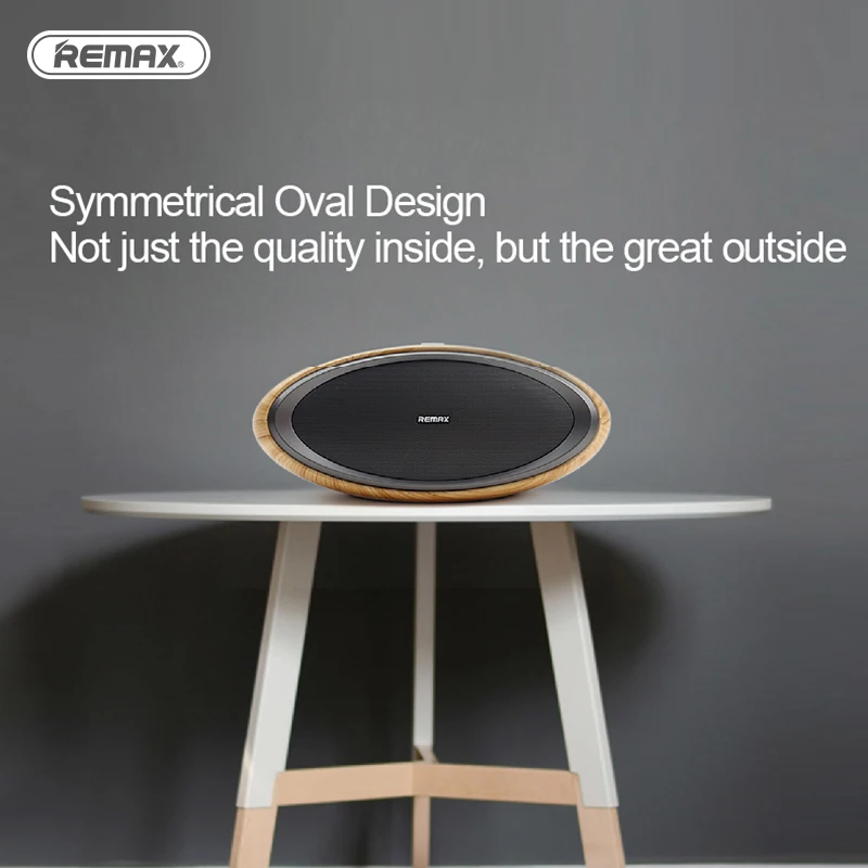 REMAX rb h7 Bluetooth 4 2 NFC динамик сабвуфер Вибрация трека 3D деревянная крышка настольная