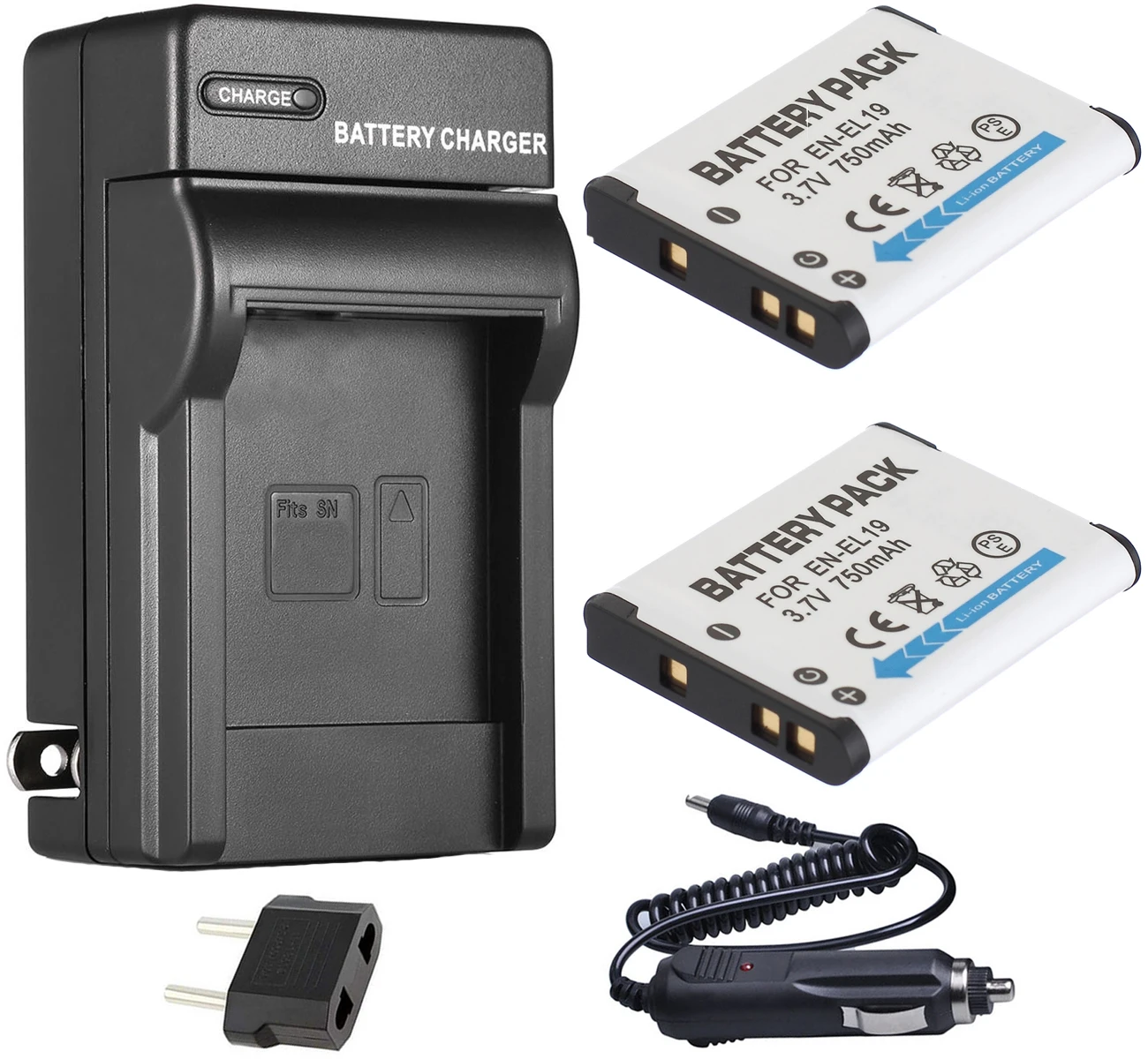 En El19 Battery 2 Pack Charger For Nikon Coolpix S3100 S30 S3300 S3400 S3500 S3600 S3700 S6800 S6900 Digital Camera Digital Batteries Aliexpress