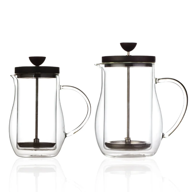 2019 Bodum дизайнерский стеклянный кофейник с двойными стенками фильтр французский