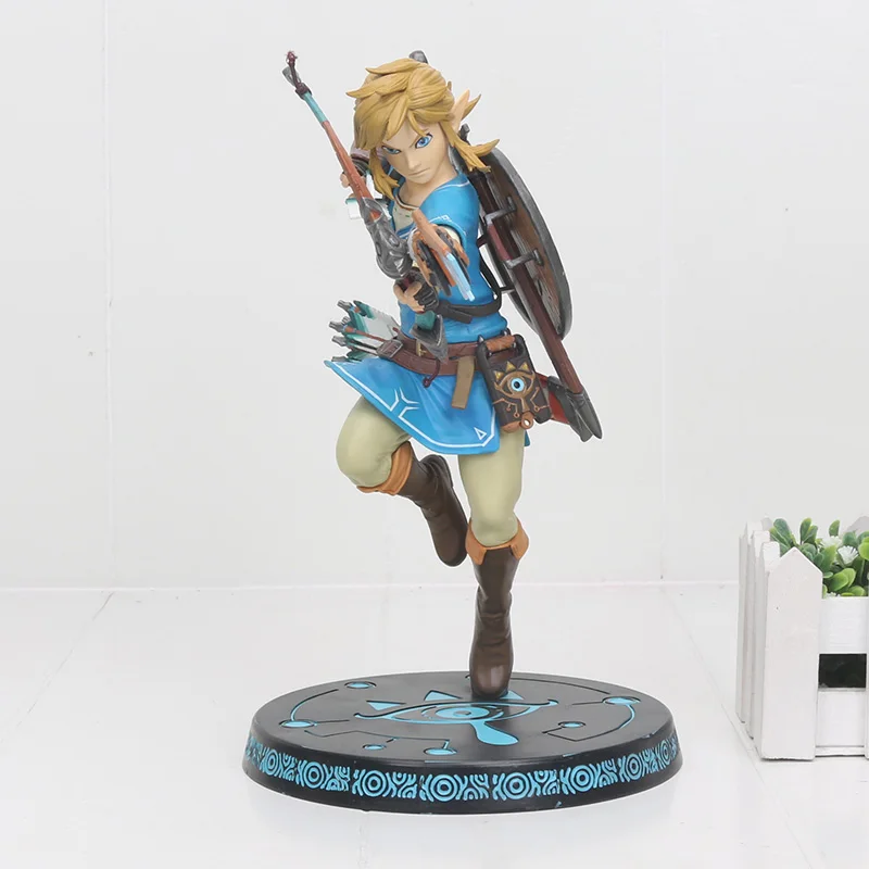 The Legend of Zelda Breath of the Wild Link 10'' PVC Painted Statue Action Figure Model Toy The Legend of Zelda Breath of the Wild Link 10'' PVC Painted Statue Action Figure Model Toy