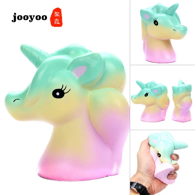 

Squishy Color Unicorn Toy Pu Slow Rebound Toy Pinch Squeeze Vent Toy jooyoo