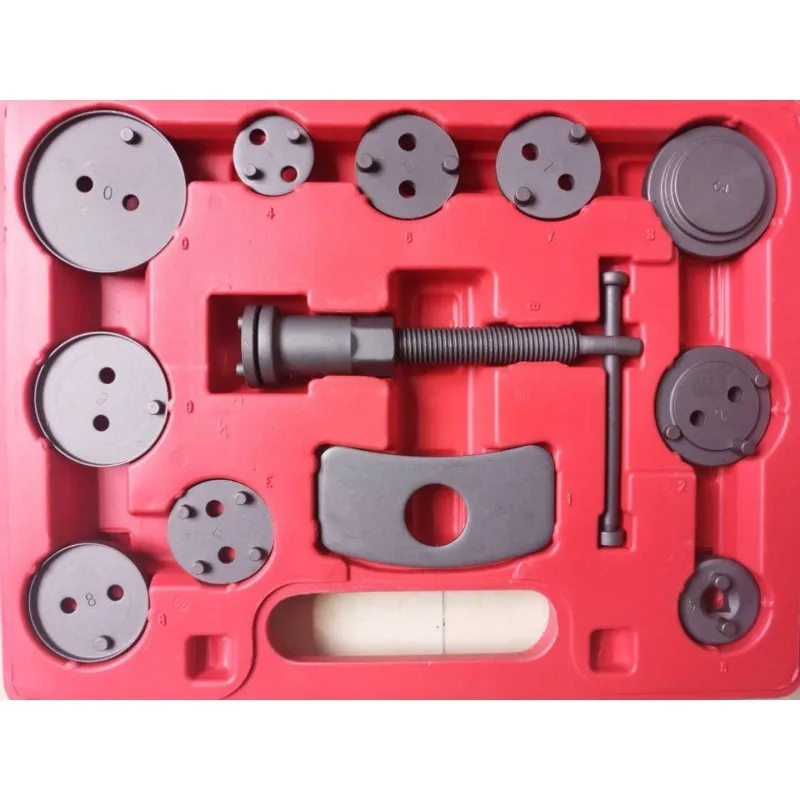 12pcs/set Auto Universal Precision Disc Brake Caliper Wind Back Brake Piston Compressor Tool Kit For Auto Garage Repair Tools