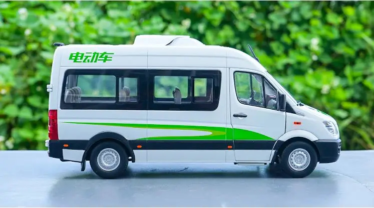 Модель из сплава 1:24 весы Kinglong Higer BEV чистый Электрический Transit Bus литье под