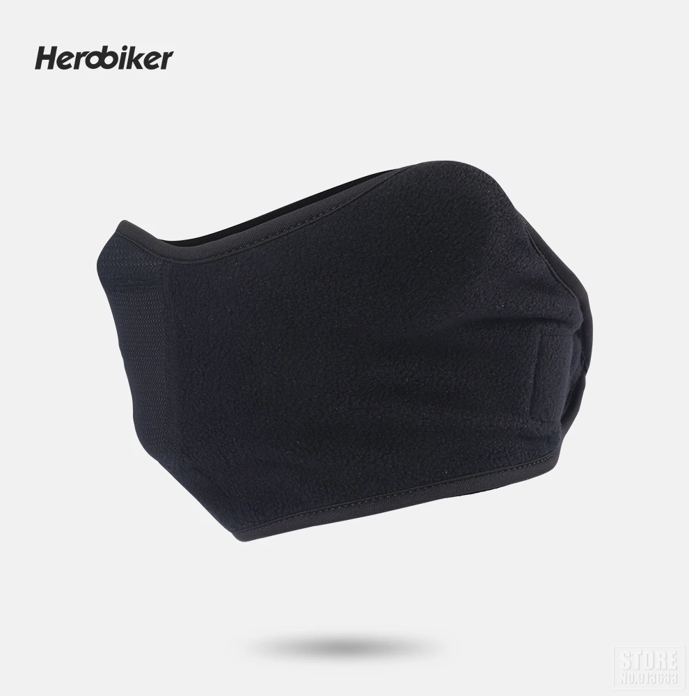 HEROBIKER велосипедная маска Зимняя Маска для лица рот-Муфельная защитная маска для лица Велосипедный спорт спортивная Защитная дорожная тренировочная маска для защиты лица