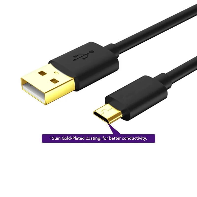 Lungfish كابل المصغّر USB سريع تهمة USB كابل بيانات ل سامسونج هواوي Xiaomi LG Andriod الهاتف المحمول الكابلات 0.3 m 1 m 1.5 m 2 m 3 m