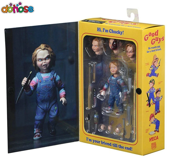 NECA Childs Play Good Guys Ultimate Chucky ПВХ фигурка Коллекционная модель игрушка 4 &quot10 см детская