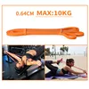 208*0.45*0.64cm Elastic Bands Fitness Resistance Latex Band Body Powerlifting Power Pull Up Workout Pilates Equipment 6