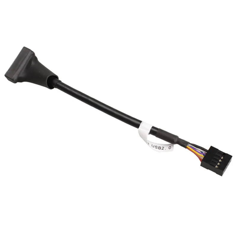 USB2.0 9 Pin Материнская плата Женский к USB3.0 20 Корпус Мужской кабель адаптер для cd rom