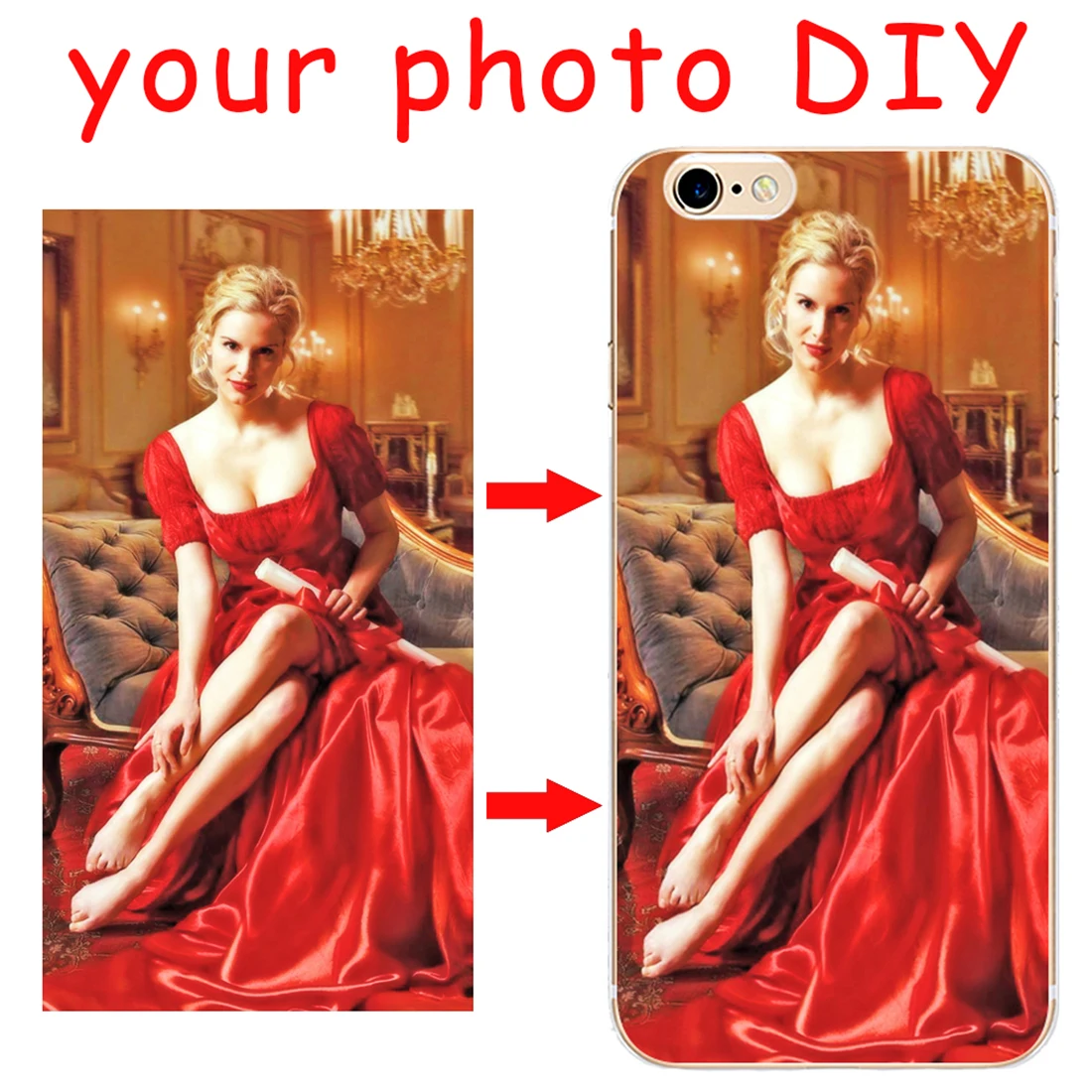 

DK Customized DIY Printed Photo Phone Cover Case for Apple iPhone 6 6S 7 8 Plus 5s 5c 4s 4 X XR XS MAX DIY painting PC cases