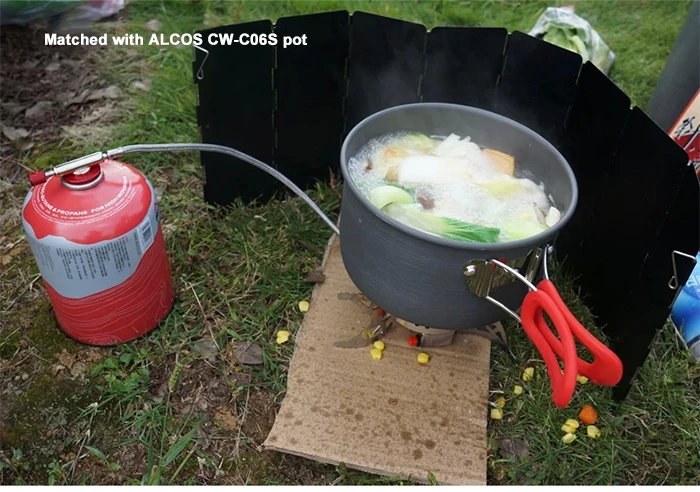 ALOCS 3100 Вт газовая горелка с электронным зажиганием, портативный для кемпинга, приготовления пищи, пикника, барбекю, складной газовый фонарь