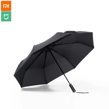 Xiaomi Mijia Зонт Автоматический складной и открывающийся алюминиевый ветрозащитный водонепроницаемый УФ-зонтик для солнечных и дождливых дней