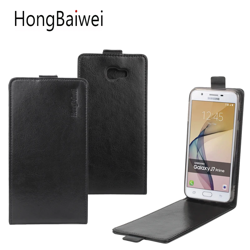 

HongBaiwei for Samsung J7 Prime Case Vintage Vertical Flip Luxury Leather Magnetic Phone Case Cover for Samsung Galaxy J7 Prime