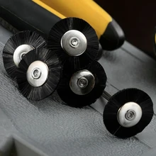 5 шт. нейлоновое колесо со щетиной щетки для полировки вращающихся инструментов