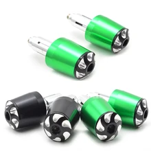 22 мм Универсальные мотоциклетные алюминиевые руль акустическая система концы слайдеры с ЧПУ Ручка рукоятки руля колпачки наконечники вилка слайдер для YAMAHA HONDA