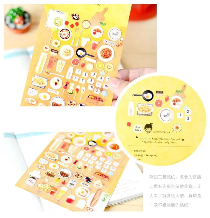 5 листов/партия декоративные наклейки для печенья и еды|stickers for|stickers koreanstickers stickers |