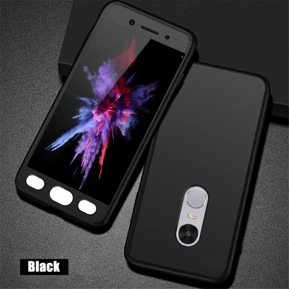 CAPAME Hard Phone Cases For Xiaomi Redmi Note 5 6 Pro 6A 5A Prime S2 360 Full Cover Case Glass For Xiaomi Redmi Note 5 Plus Case (10)