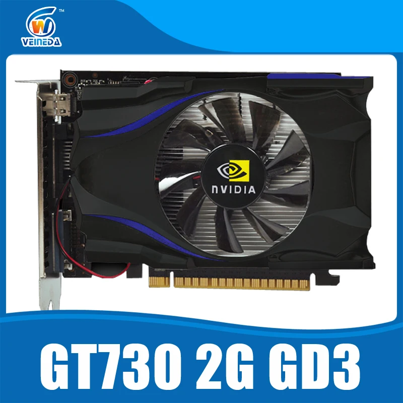 Nvidia Geforce video card Original GT730 2GB GDDR5 128BIT 96SP