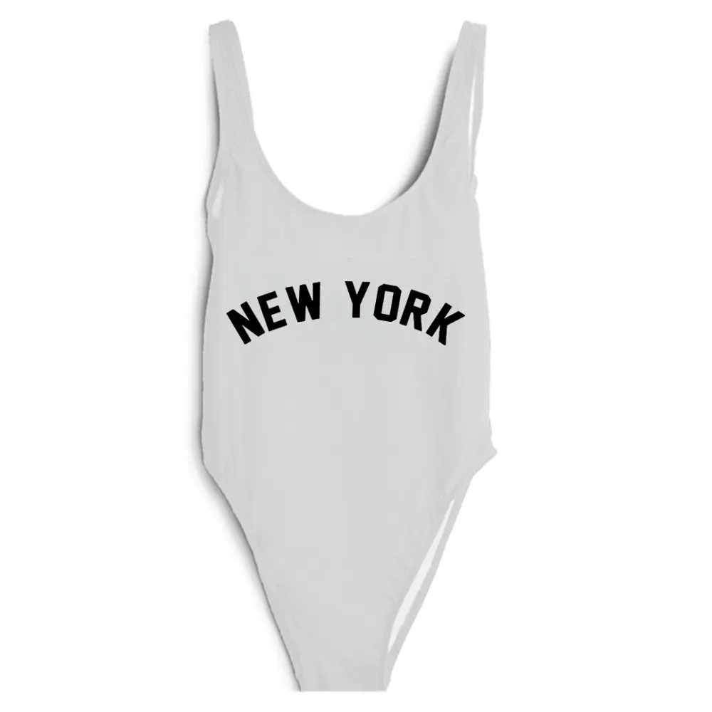 NEW YORK SWIMSUIT Women Sexy Bodysuit Bathing suit Female Swimwear