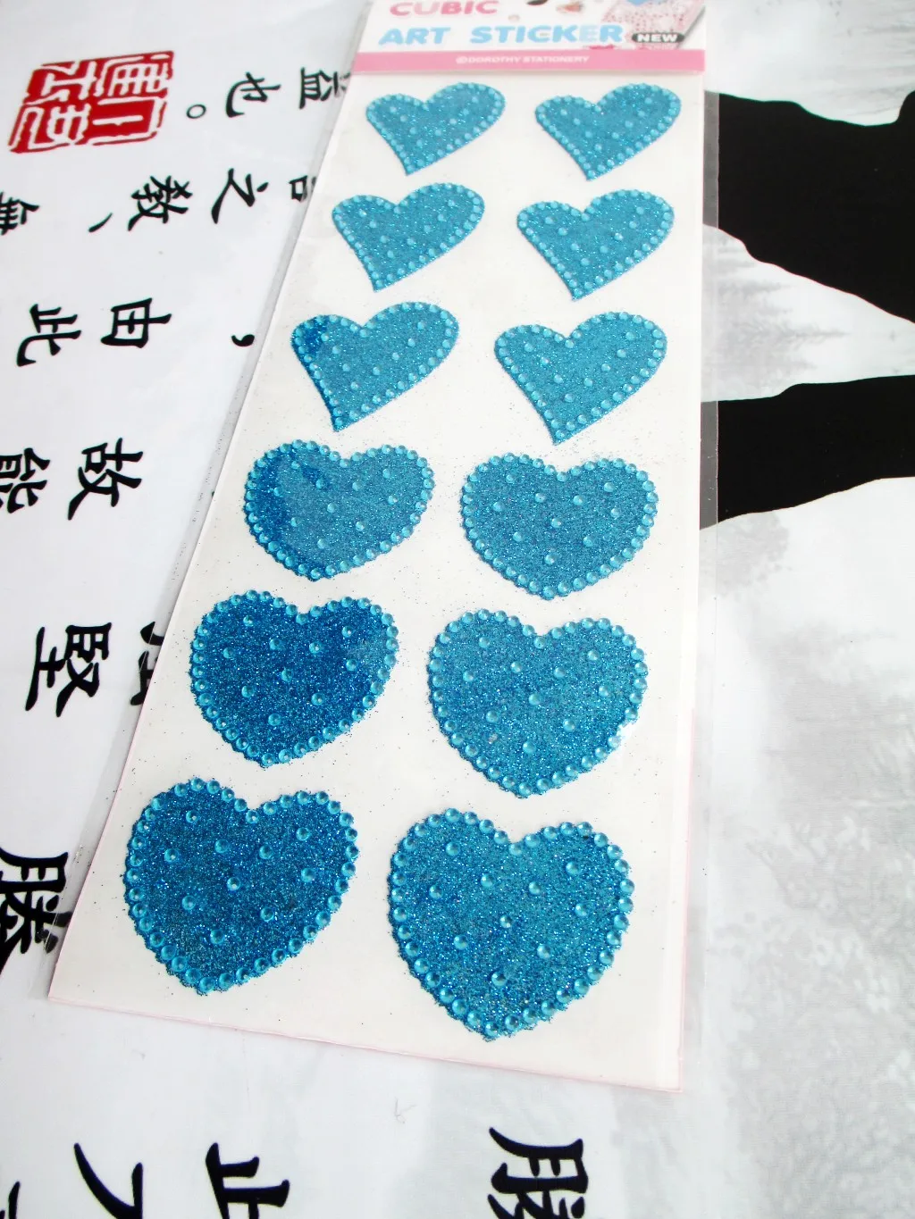 New Design Love Rhinestone Stickers Wholesale Decorative Jewelry Self