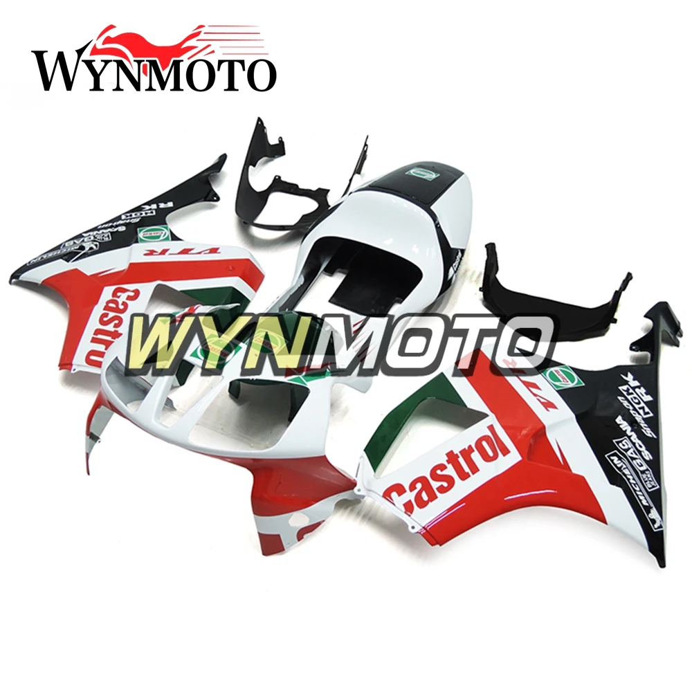 

Full Red Green White Fairings For Honda VTR1000 RC51 SP1 SP2 2000-2006 Year ABS Plastics 00-06 Body Kits Sportbike Bodywork Hull
