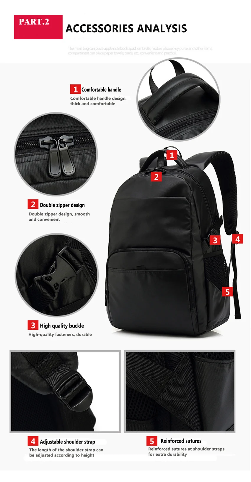 VORMOR, водонепроницаемый, 15,6 дюймов, рюкзак для ноутбука, Противоугонный, мужские рюкзаки, для путешествий, Подростковый рюкзак, сумка, мужской рюкзак, mochila
