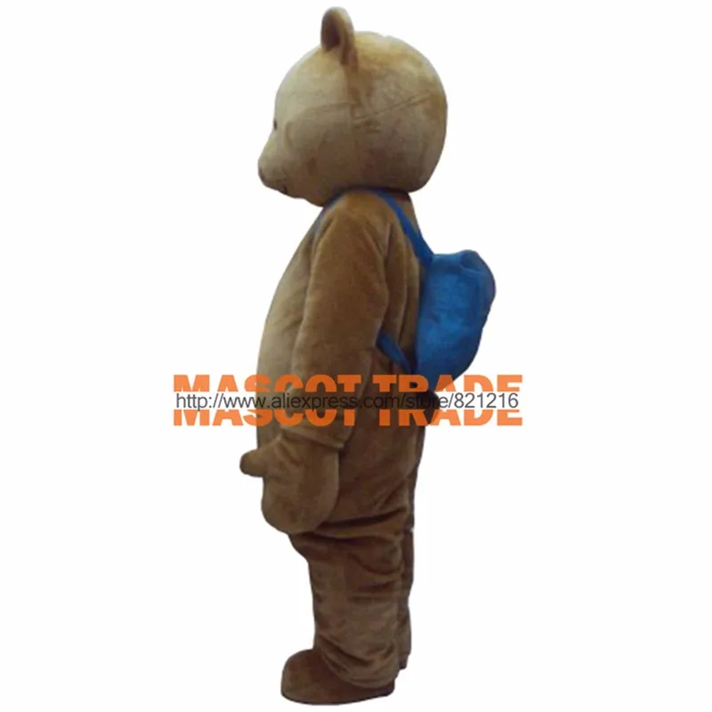 Brown teddy bear gentleman suit adult mascot costume babydolls cosplay costume