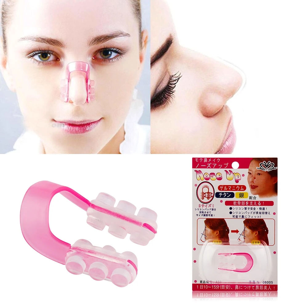 1 Pza nariz de levantar la forma puente tensor Clip de moldeadores de nariz accesorios de maquillaje de masaje - AliExpress Belleza y salud