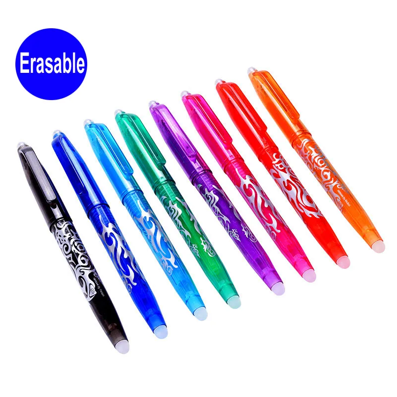 

DELVTCH 0.5mm Erasable Pen Gel Pen Ink 8 Color Pen For Choose for Children Gift Student Writing Tools Office Stationery