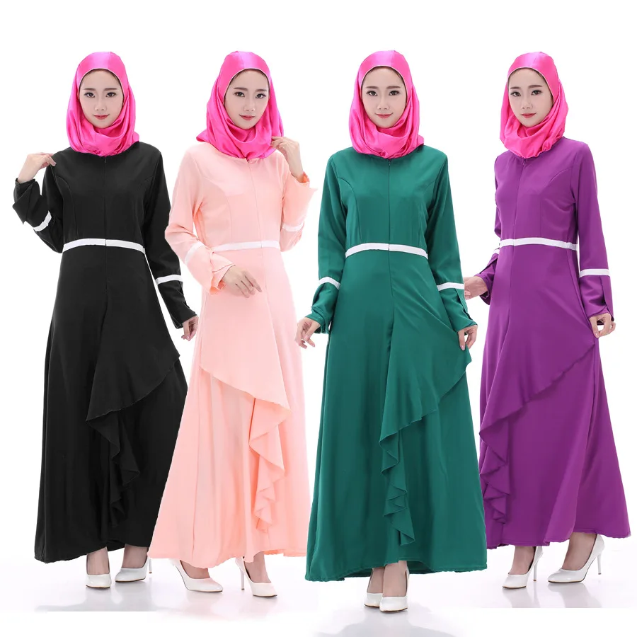 Robe Musulmane Chains Caftan Hot Sale Promotion Adult Polyester font b Islamic b font Clothing For