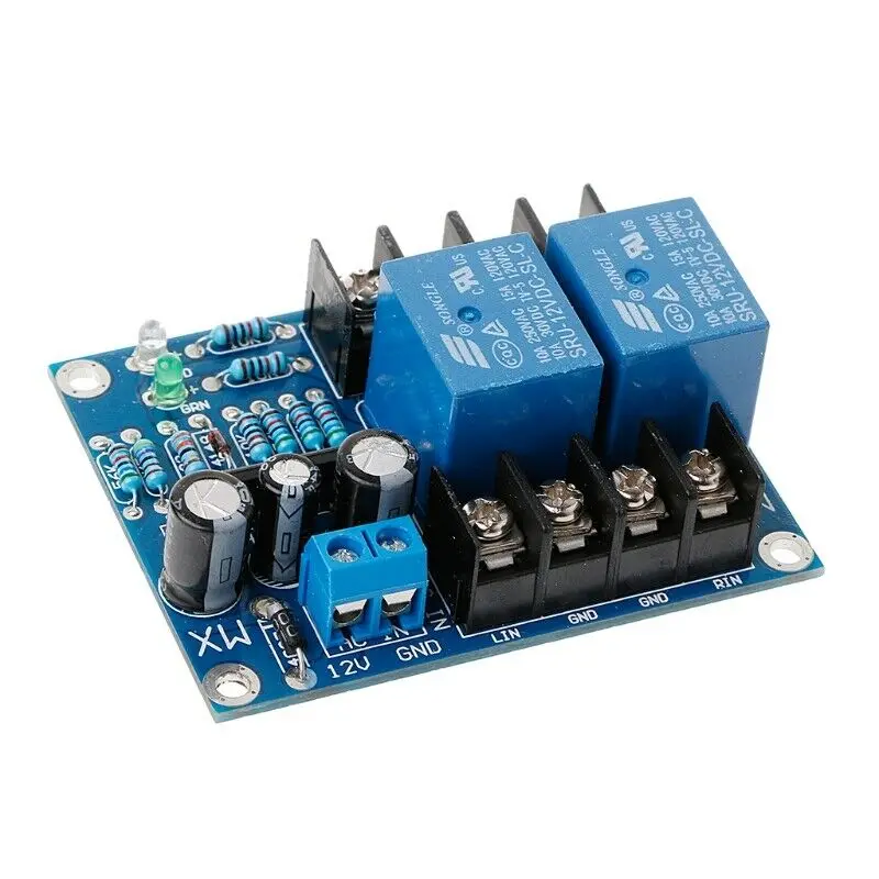 UPC1237 двухканальный динамик защиты печатная плата загрузки DC 12-24V Mute Delay