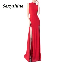 

Formal party wedding maxi bodycon dress women plus size black red elegant split wrap runway festival long strapless ladies dress