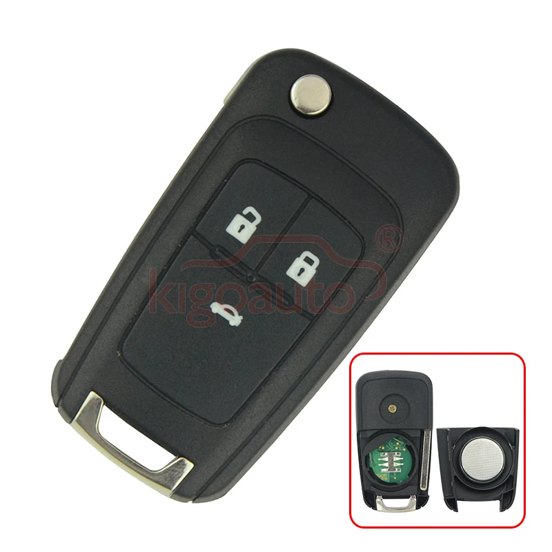 Дистанционный ключ 13500226 Cruze 3 кнопки 434 МГц для Chevrolet V2T 01060512|cruze remote key|cruze chevroletcruze key
