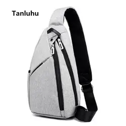 Tanluhu мужские модные высококачественные нейлоновые двойные рюкзак на молнии унисекс удобные легкие нагрудные сумки женские сумки c8070