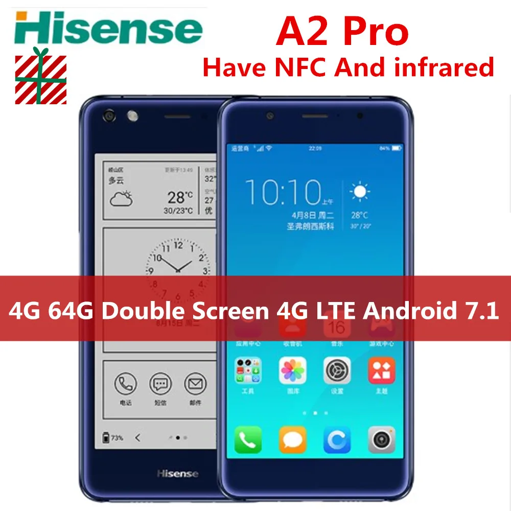 Hisense S9/A2 Pro 4G 64G двойной экран мобильный телефон отпечаток пальца snapdragon 625 android