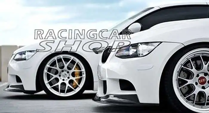 AK STYLE REAL CARBON FIBER FRONT LIP SPOILER FIT FOR BMW E90 E92 E93 M3 BUMPER