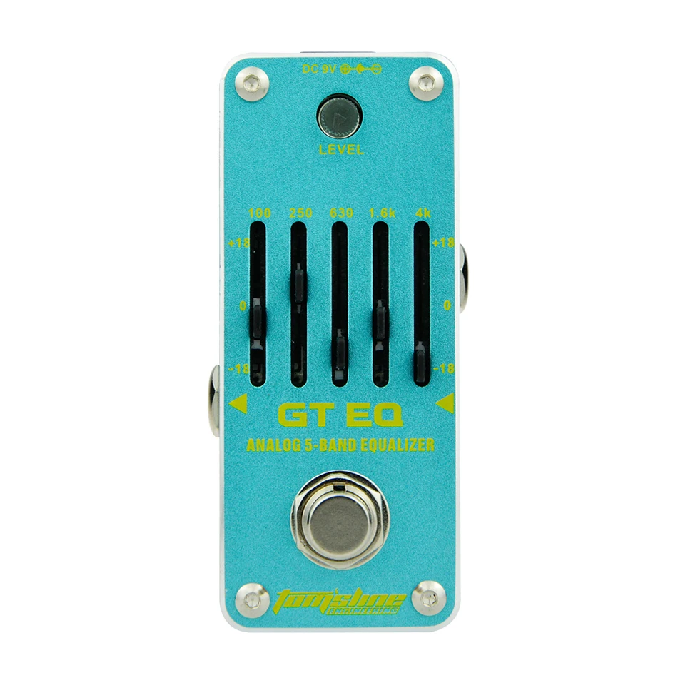 Аромат Tom'sline AEG-3 GT EQ аналоговый 5-полосный эквалайзер Электрогитары эффект