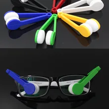 2pc Portable Handle Eyeglass Sun Glasses Microfiber Spectacles New Cleaner Clean Wipe Cleaning tools