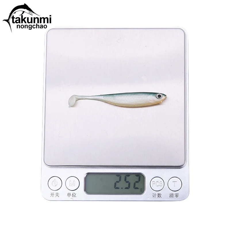 2019 new T Tail 1pcs Soft fishing lure 7 Colors Bionics Bait Easy Shiner 70mm 2.5g Swimbaits Silicone HS-12 2019 new T Tail 1pcs Soft fishing lure 7 Colors Bionics Bait Easy Shiner 70mm 2.5g Swimbaits Silicone HS-12